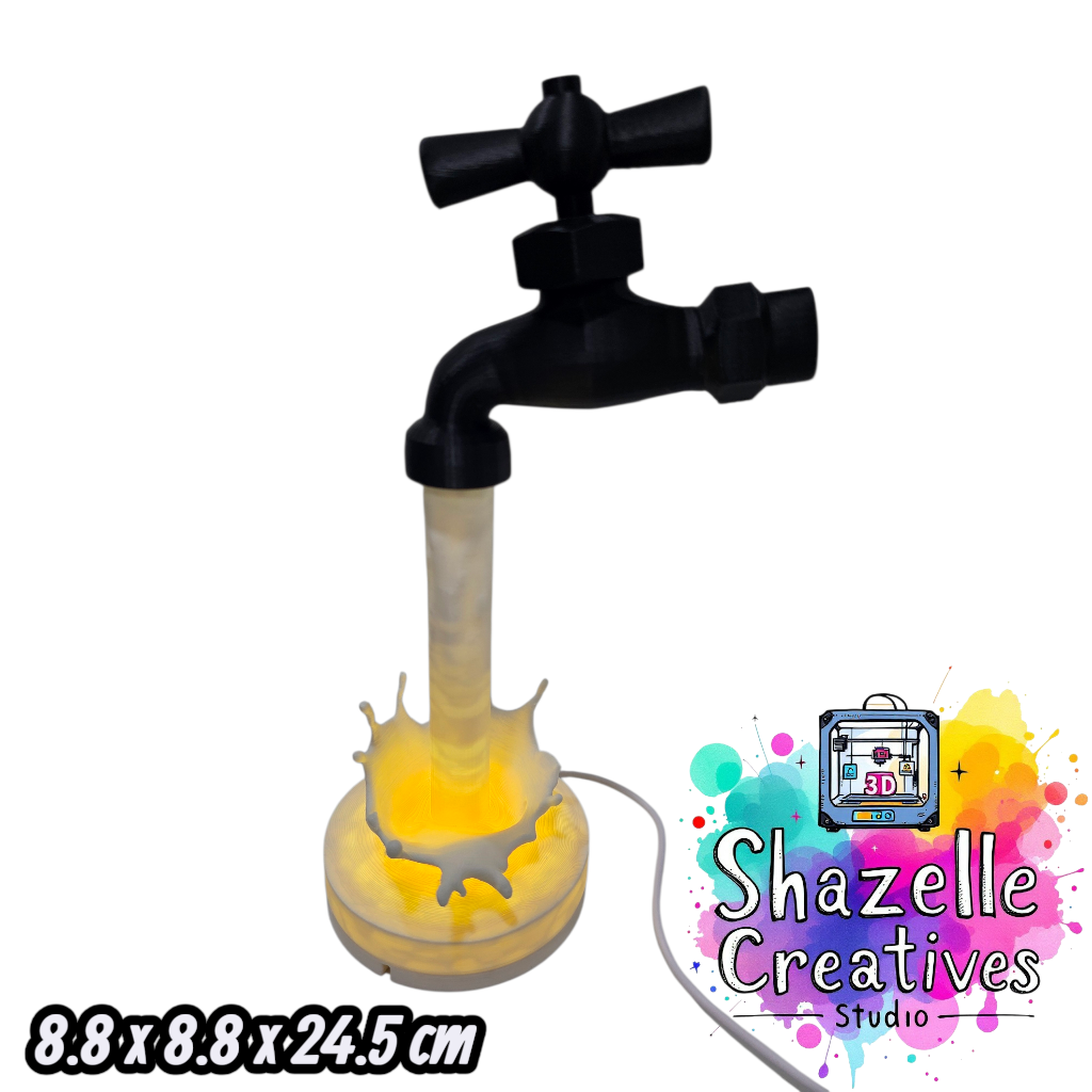 3D Printed Faucet Lamp