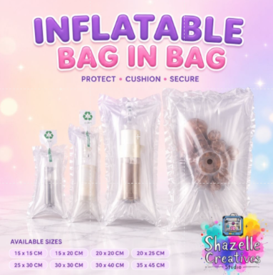 50pcs Inflatable Air Cushion Packaging Bag – Shockproof Protective Wrap