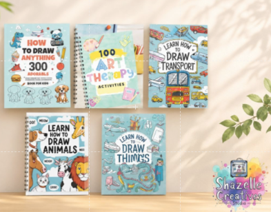 Creative Learn-to-Draw Activity Book Collection for Kids