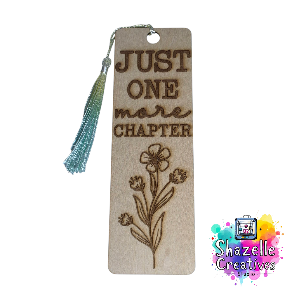 Laser Engrave Creative Large Wooden Bookmarks with Dual Color Tassel