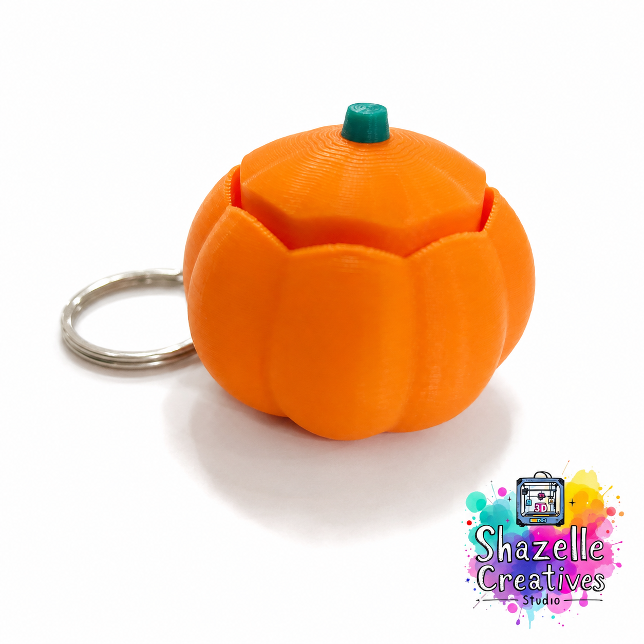 3D Printed Fidget Clicker Pumpkin by Shazelle Creatives