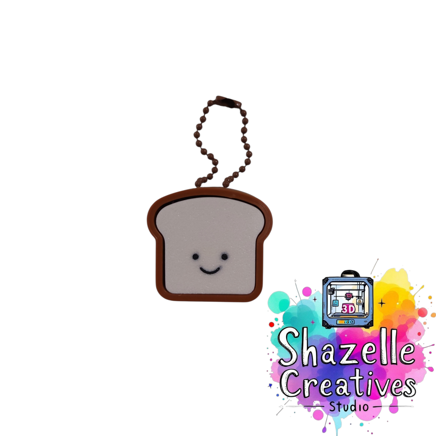 3D Printed Smily Toast Clicker Fidget Toy
