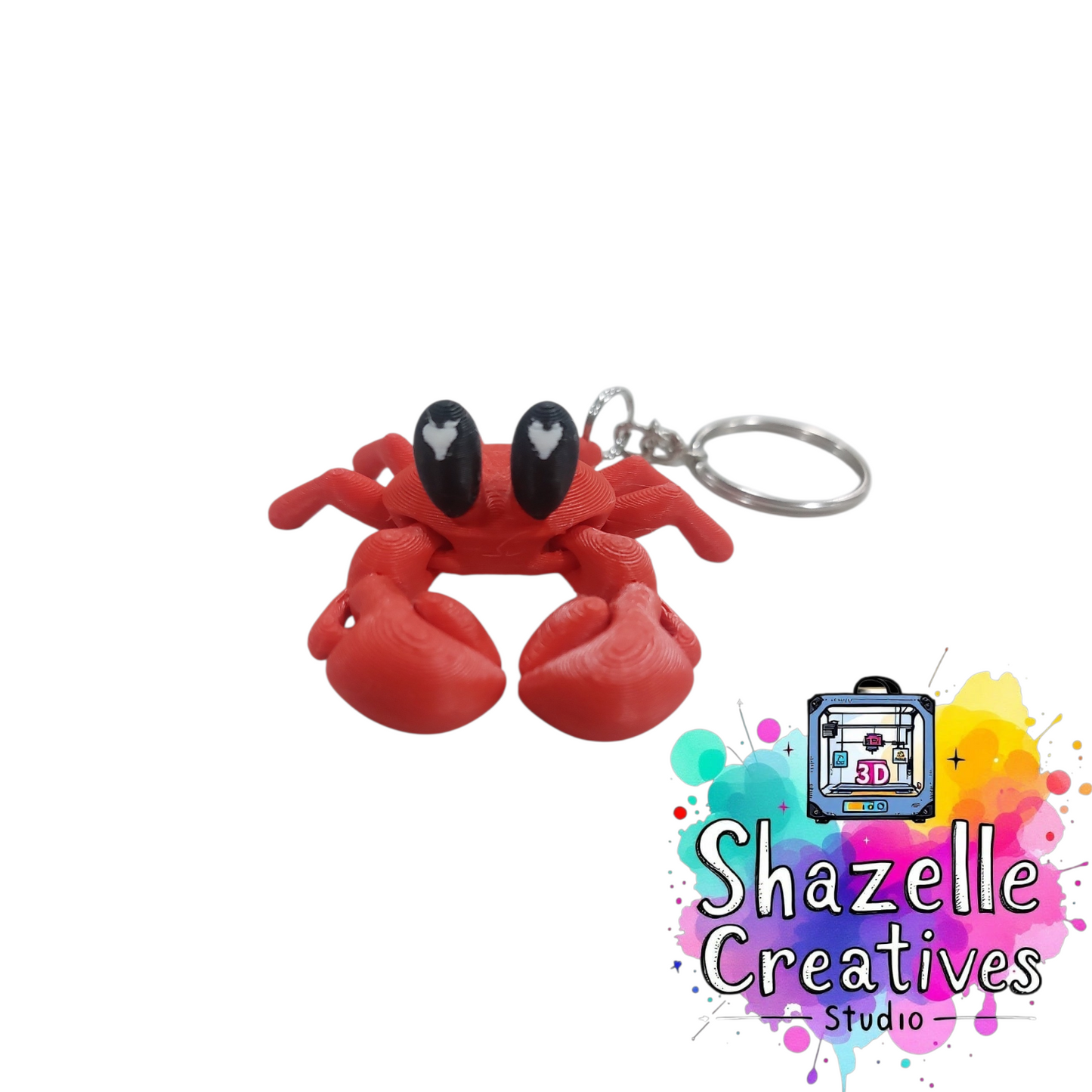 3D Printed Animal Series M-sized Keychain Wigglets