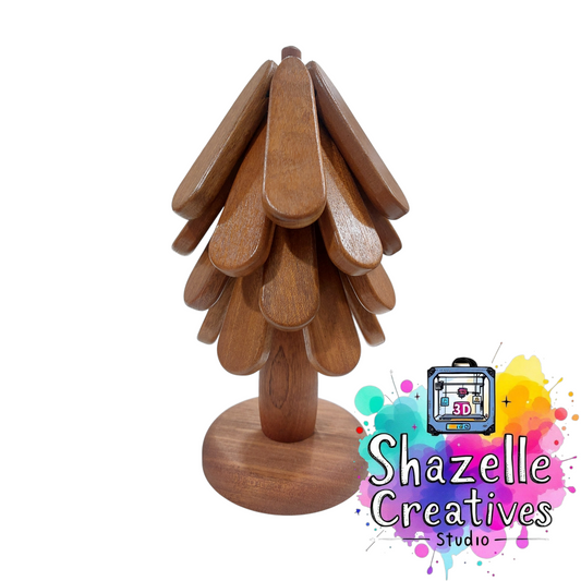 Wood Coaster Tree