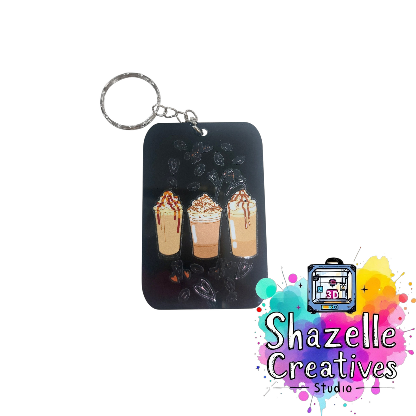 Laser-cut Acrylic Keychains