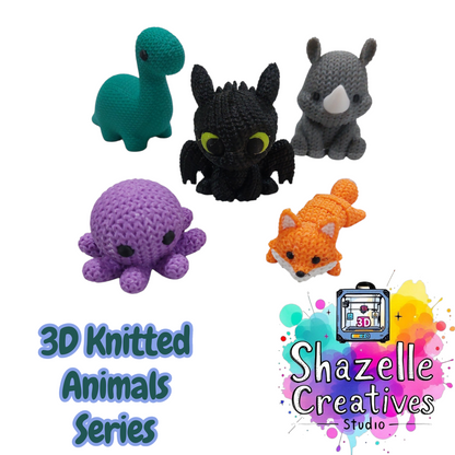 3D Printed Knitted Animal Series