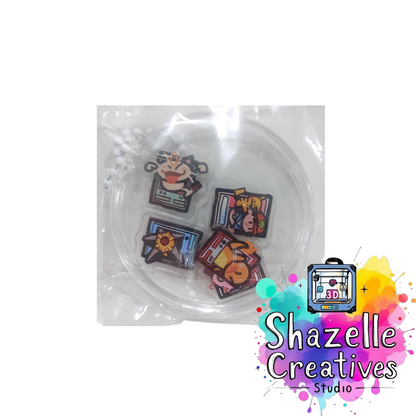 Fun and Interactive Acrylic Shaker Keychain