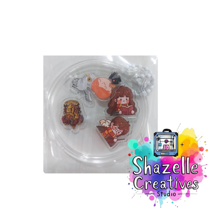 Fun and Interactive Acrylic Shaker Keychain