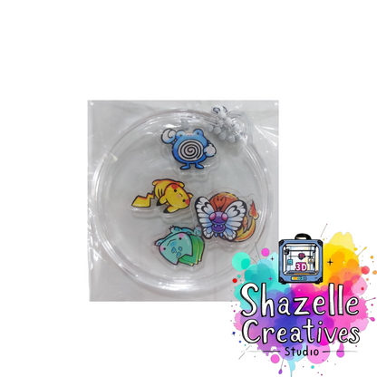 Fun and Interactive Acrylic Shaker Keychain