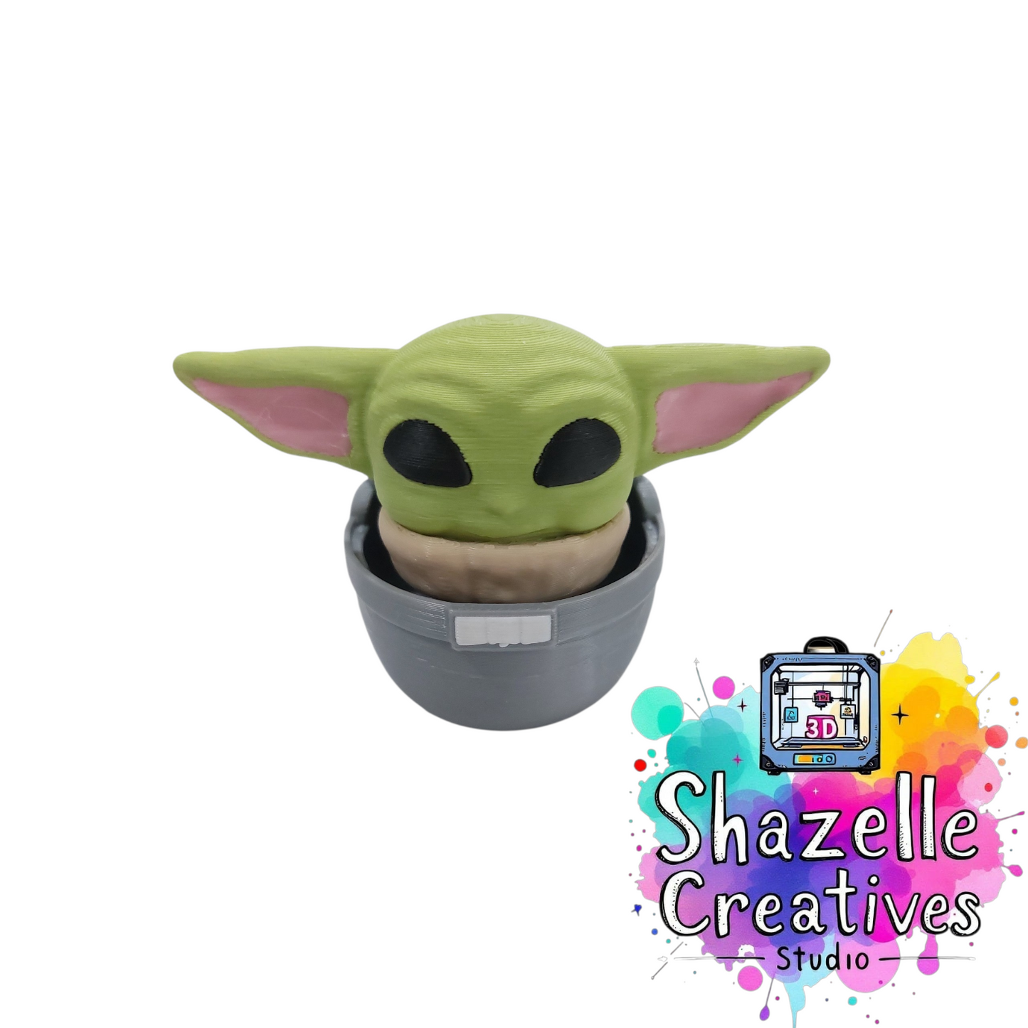 🌟 3D Printed Star Wars-Inspired Grogu Fidget Clicker Toy