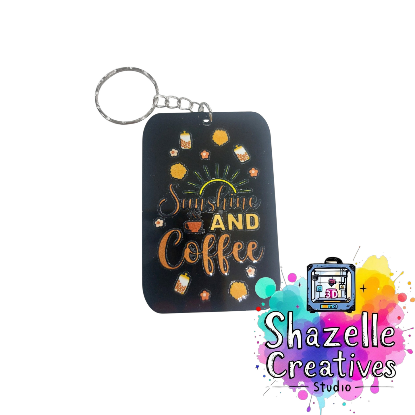 Laser-cut Acrylic Keychains