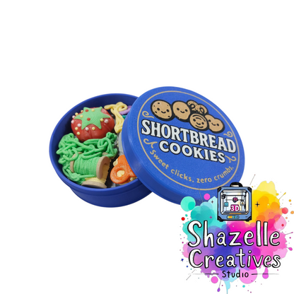 3D Printed Sewing Kit Box Clicker Fidget