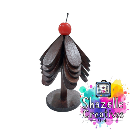 Wood Coaster Tree