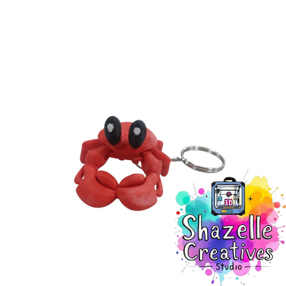 3D Printed Animal Series M-sized Keychain Wigglets