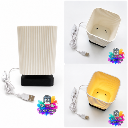 💡 3D Printed Minimalist Block LED Light Design Lamp ✨