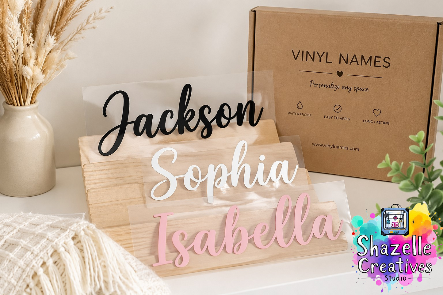 Custom Vinyl Sticker Name