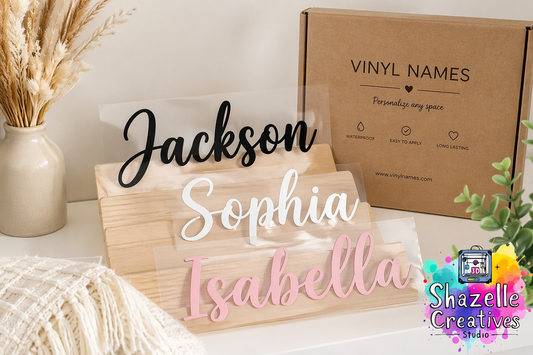 Custom Vinyl Sticker Name