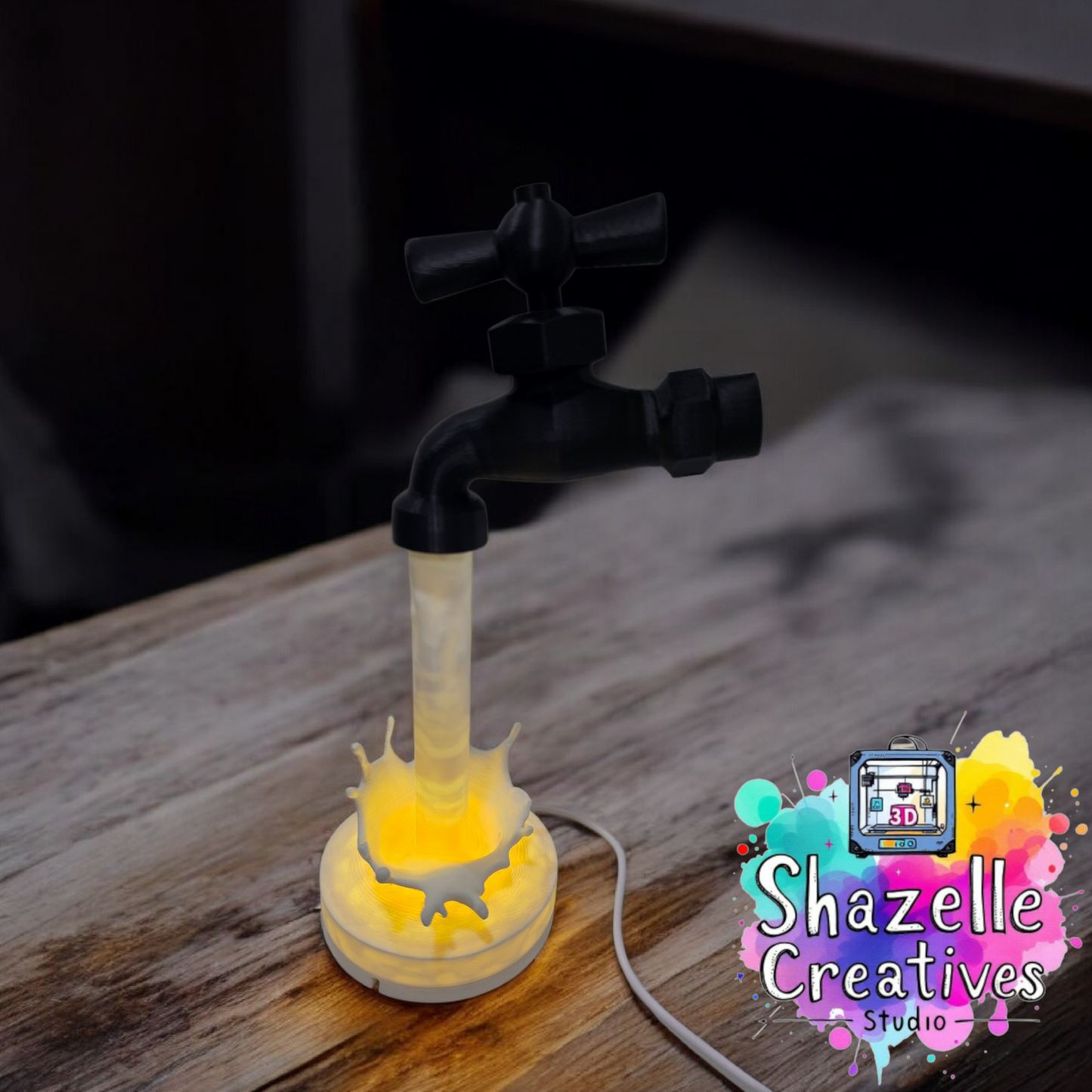 3D Printed Faucet Lamp