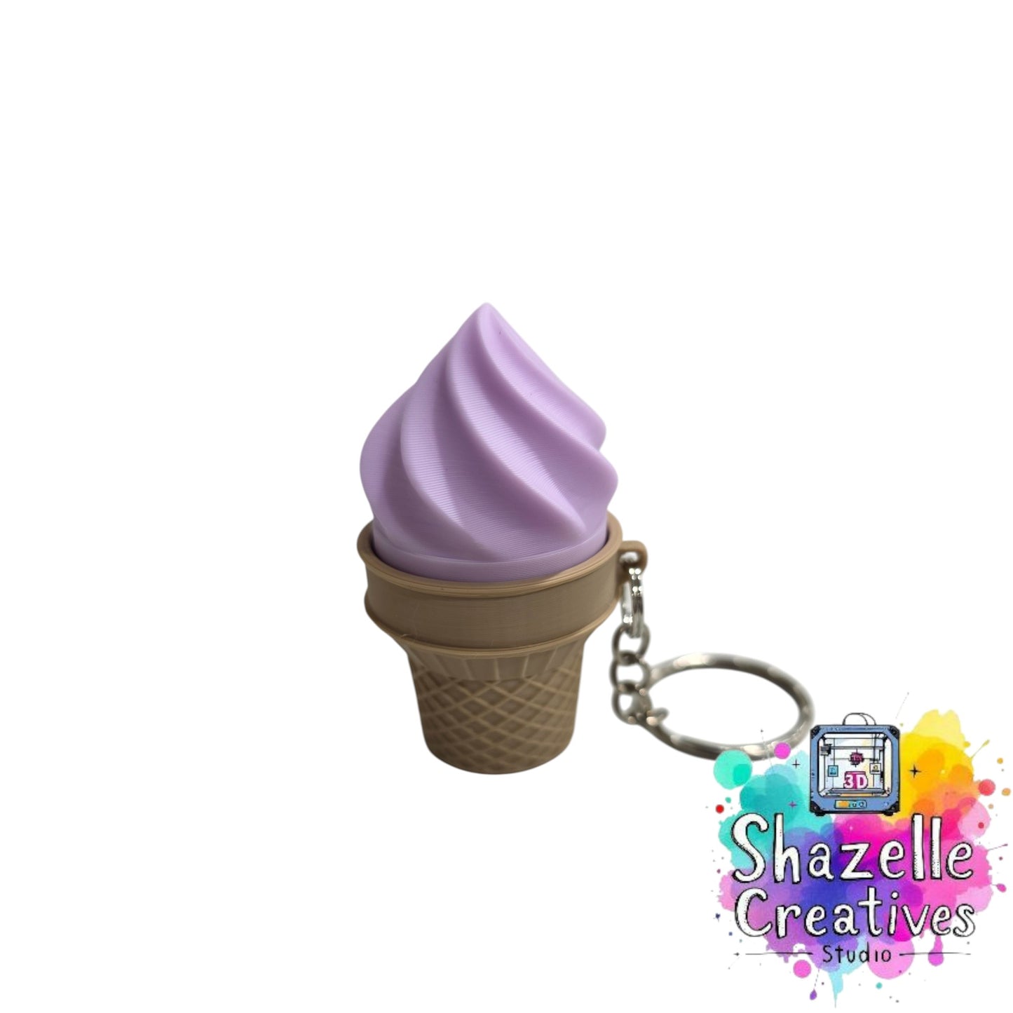 3D Ice Cream Sundae Clicker Fidget Toy