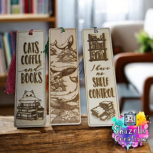 Laser Engrave Bookmarks for What You Love by Shazelle Creatives