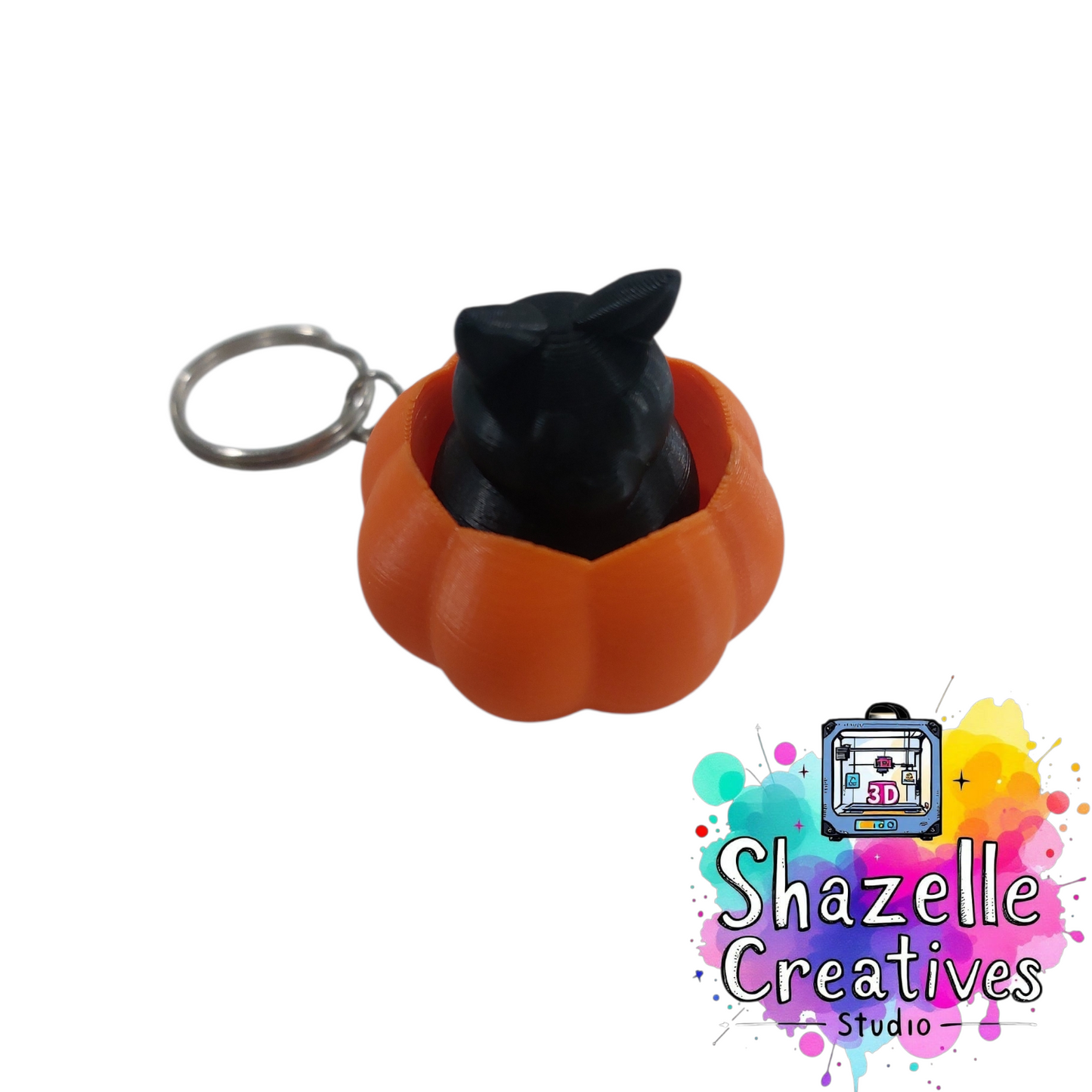 3D Printed Fidget Clicker Pumpkin by Shazelle Creatives