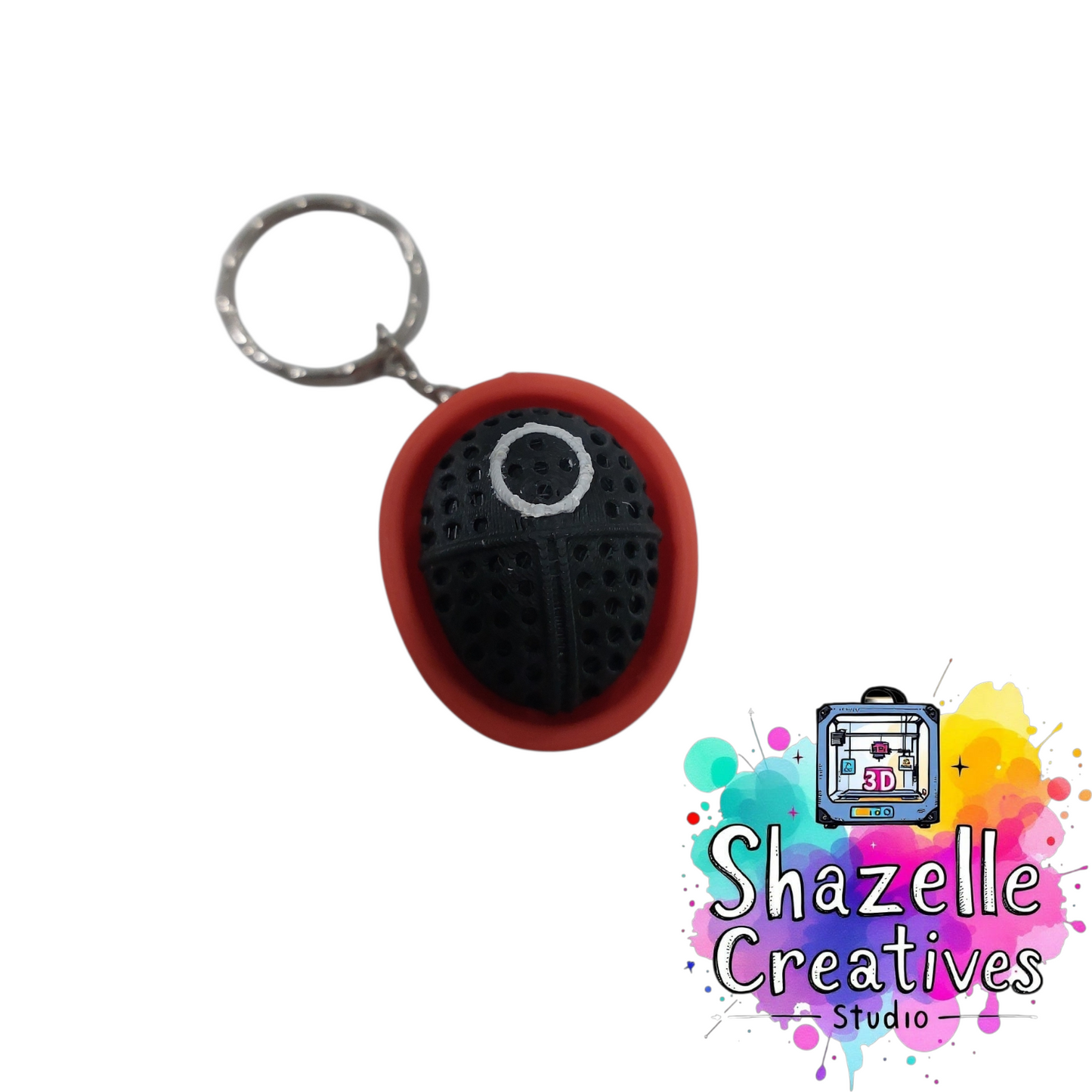 🎮 3D Printed Survival Game-Inspired Fidget Clicker Keychain