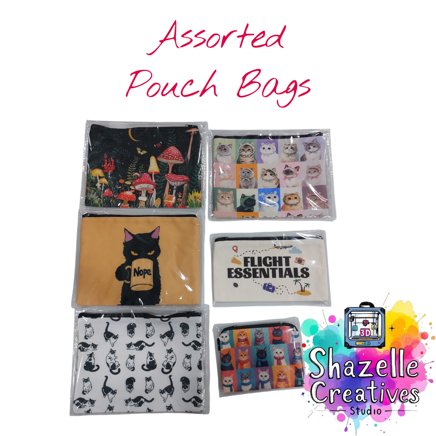 Assorted Pouch Bags