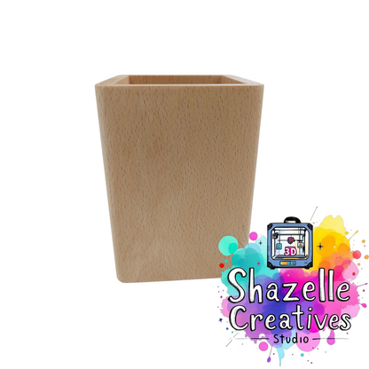 Wood Pencil Holder