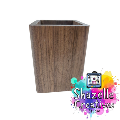 Wood Pencil Holder