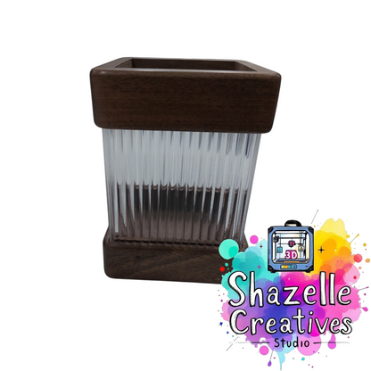 Wood Pencil Holder
