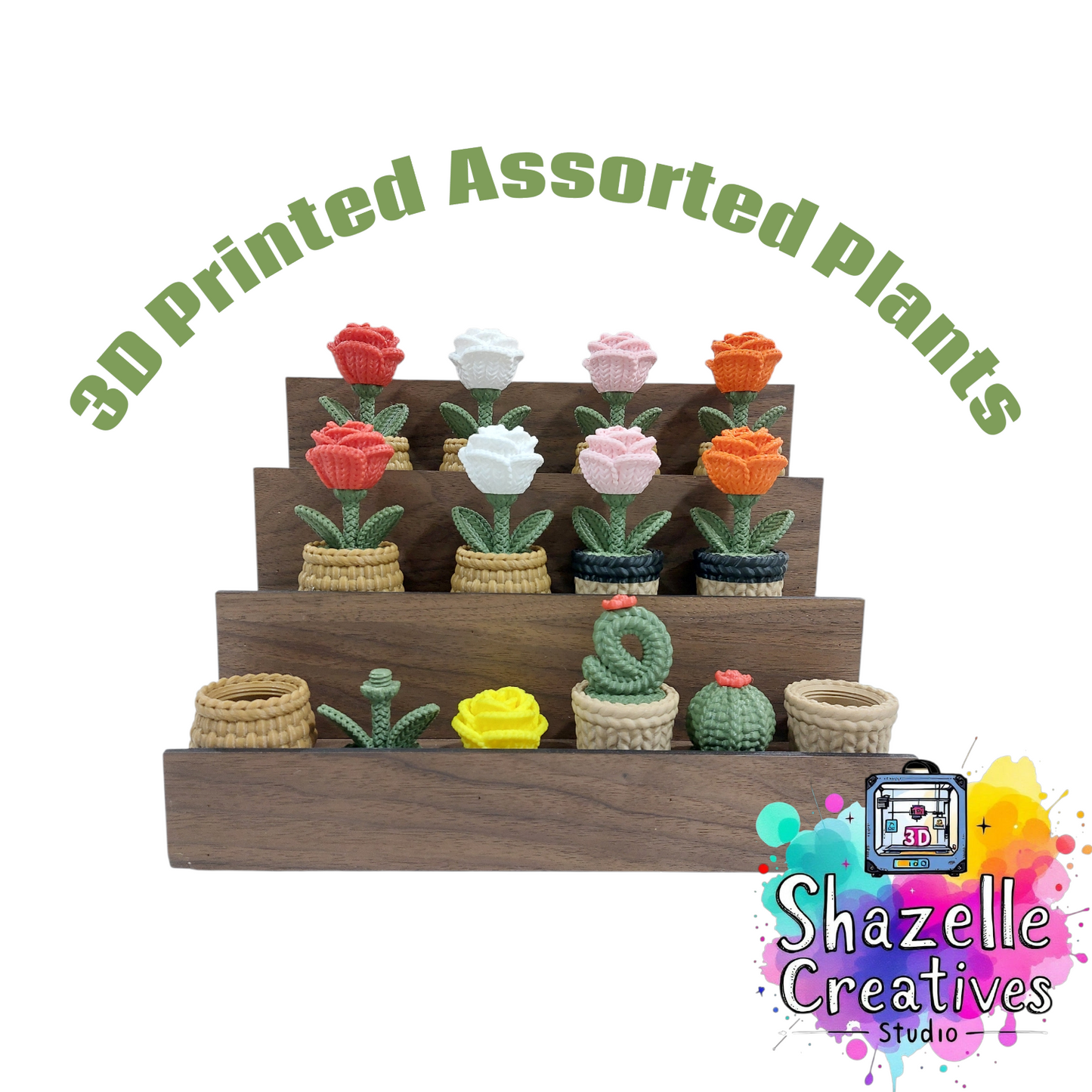 3D Printed Assorted Plants