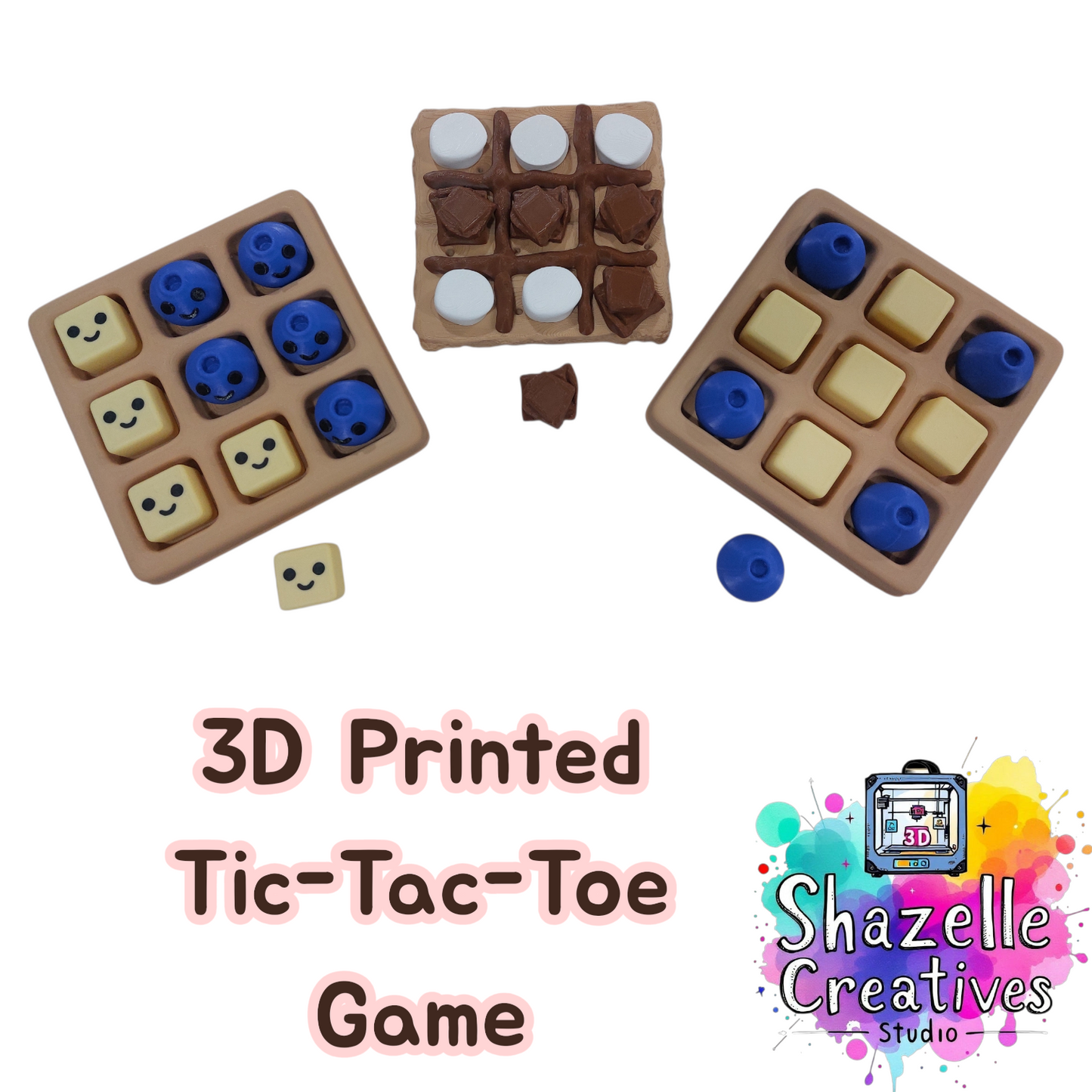 3D Printed Tic-Tac-Toe Game