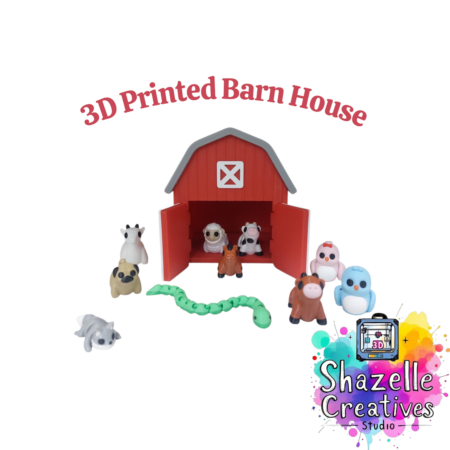 3D Printed Barn House for Small Animals
