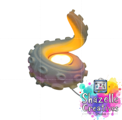3D Printed Tentacles Lamp
