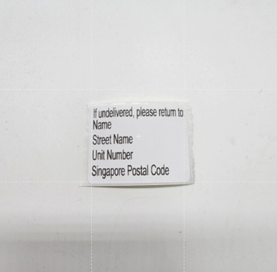 40 x 30 mm High quality return address label customize