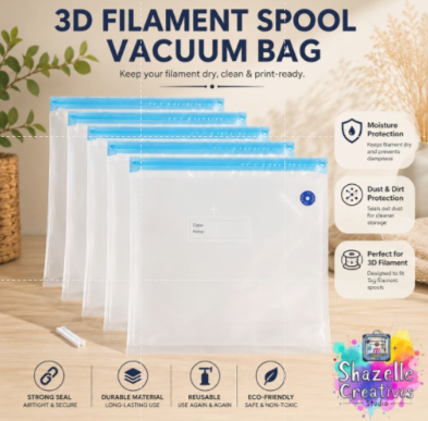 Vacuum Storage Bags | Hand Pump for 3D Filament Vacuum Bags