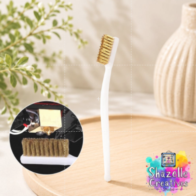 3D Printer Brass Wire Cleaning Brush – Nozzle Cleaning Tool for Hotend Maintenance