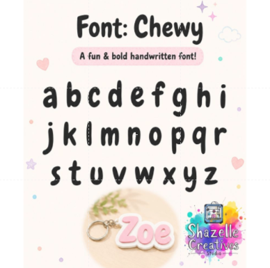 Custom 3D Printed Name Keychains | Personalized Name Letter Keychains