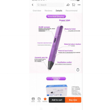 3D printing Pen Professional Simple to Operate