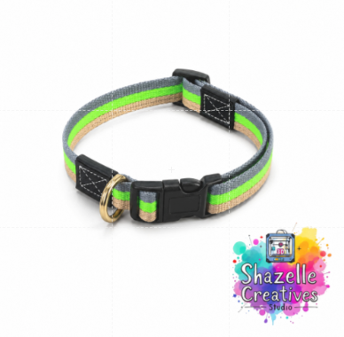 Personalized Pet Collar with Laser Engraved ID Tag
