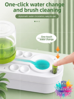 Paint Brush Cleaner with Automatic Water Change System – Easy Installation Guide