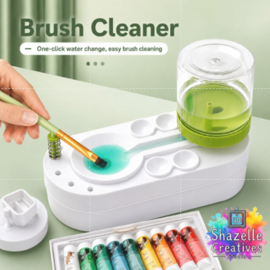 Paint Brush Cleaner with Automatic Water Change System – Easy Installation Guide