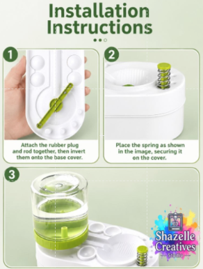 Paint Brush Cleaner with Automatic Water Change System – Easy Installation Guide