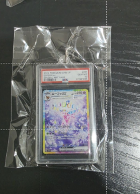 Acrylic Inspired Graded Card Keychain – 5.5 x 3.3 cm Collectible Display Charm