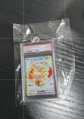 Acrylic Inspired Graded Card Keychain – 5.5 x 3.3 cm Collectible Display Charm