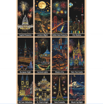 DIY Scratch Art Bookmark (Choose your own design)