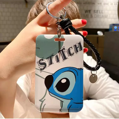 Cute Cartoon Card Sleeve Holder with Lanyard | Kawaii ID Badge Holder | EZ-Link & Name Card Case (Multiple Design)