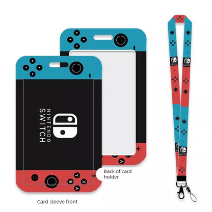 Cute Cartoon Card Sleeve Holder with Lanyard | Kawaii ID Badge Holder | EZ-Link & Name Card Case (Multiple Design)
