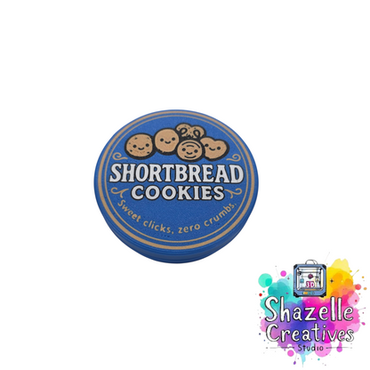 3D Printed Shortbread Cookies Set Clicker Fidget Toy inspired by danish cookie