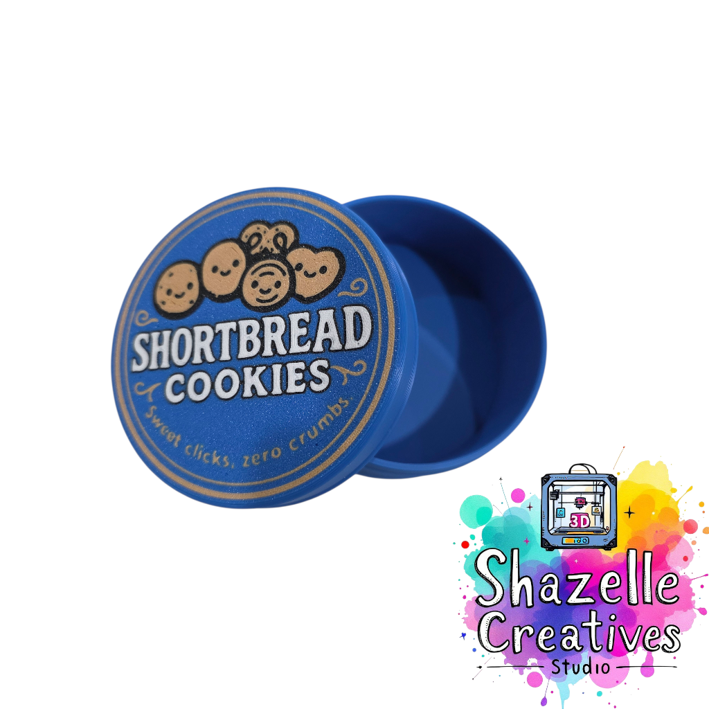 3D Printed Shortbread Cookies Set Clicker Fidget Toy inspired by danish cookie